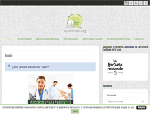 Tablet Screenshot of cuidando.org